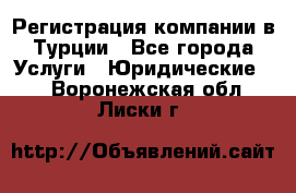 Регистрация компании в Турции - Все города Услуги » Юридические   . Воронежская обл.,Лиски г.